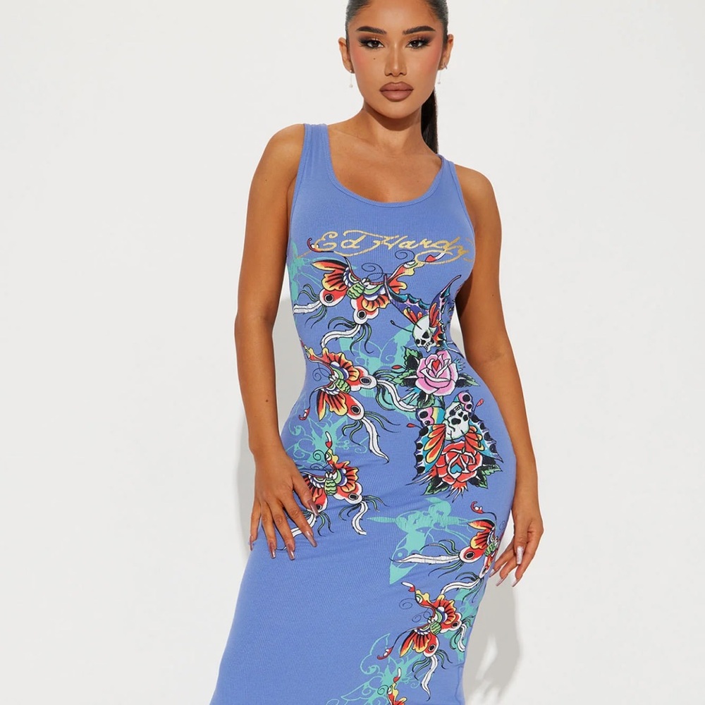 ED HARDY MAXI DRESS